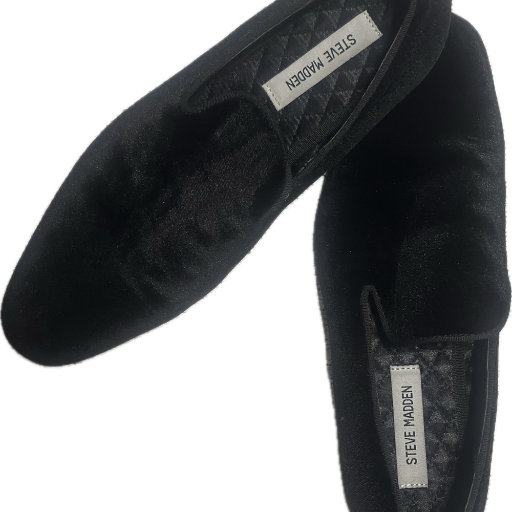 Steve Madden Men's Black Loafers